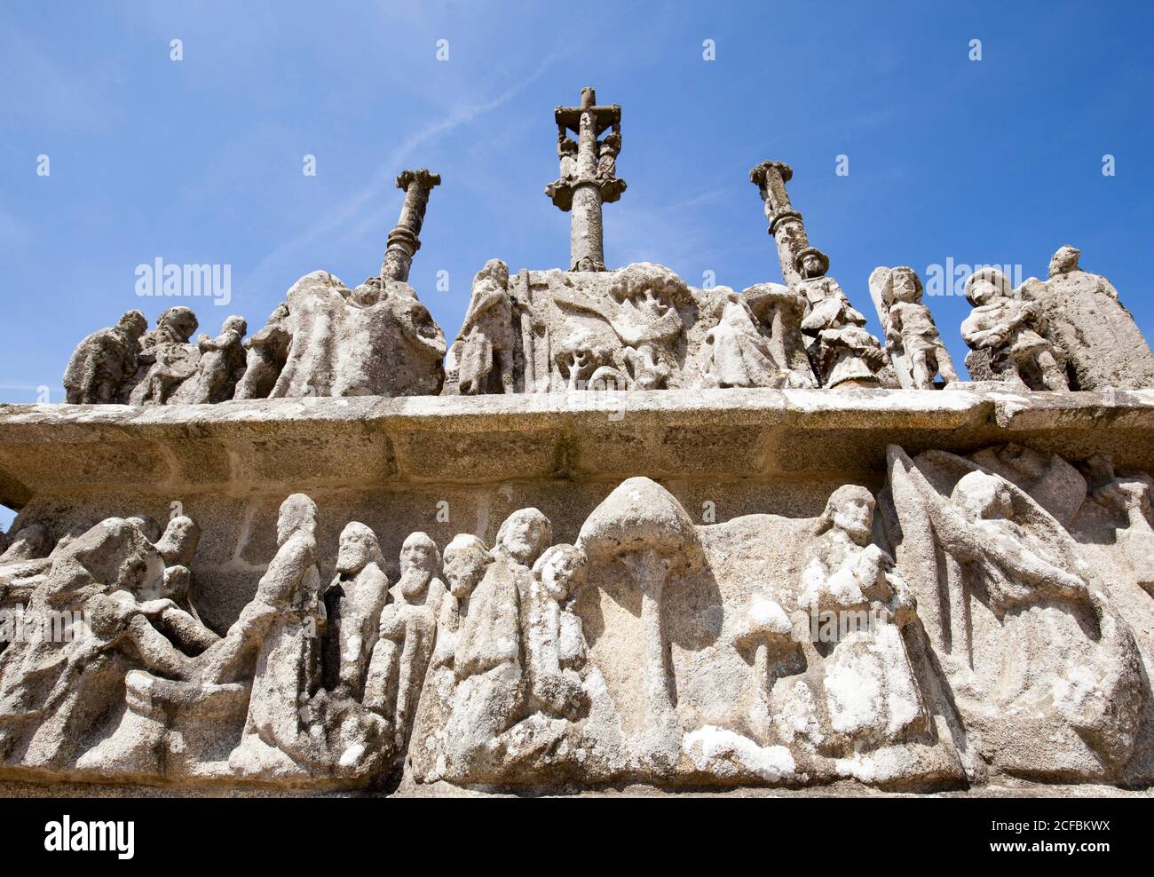 Tronoen, Cathedrale des Dunes, Saint Jean Trolivon Frankreich, Frankreich Stockfoto Tronoen, Cathedrale des Dunes, Saint Jean Trolivon Frankreich, Frankreich Stockfoto