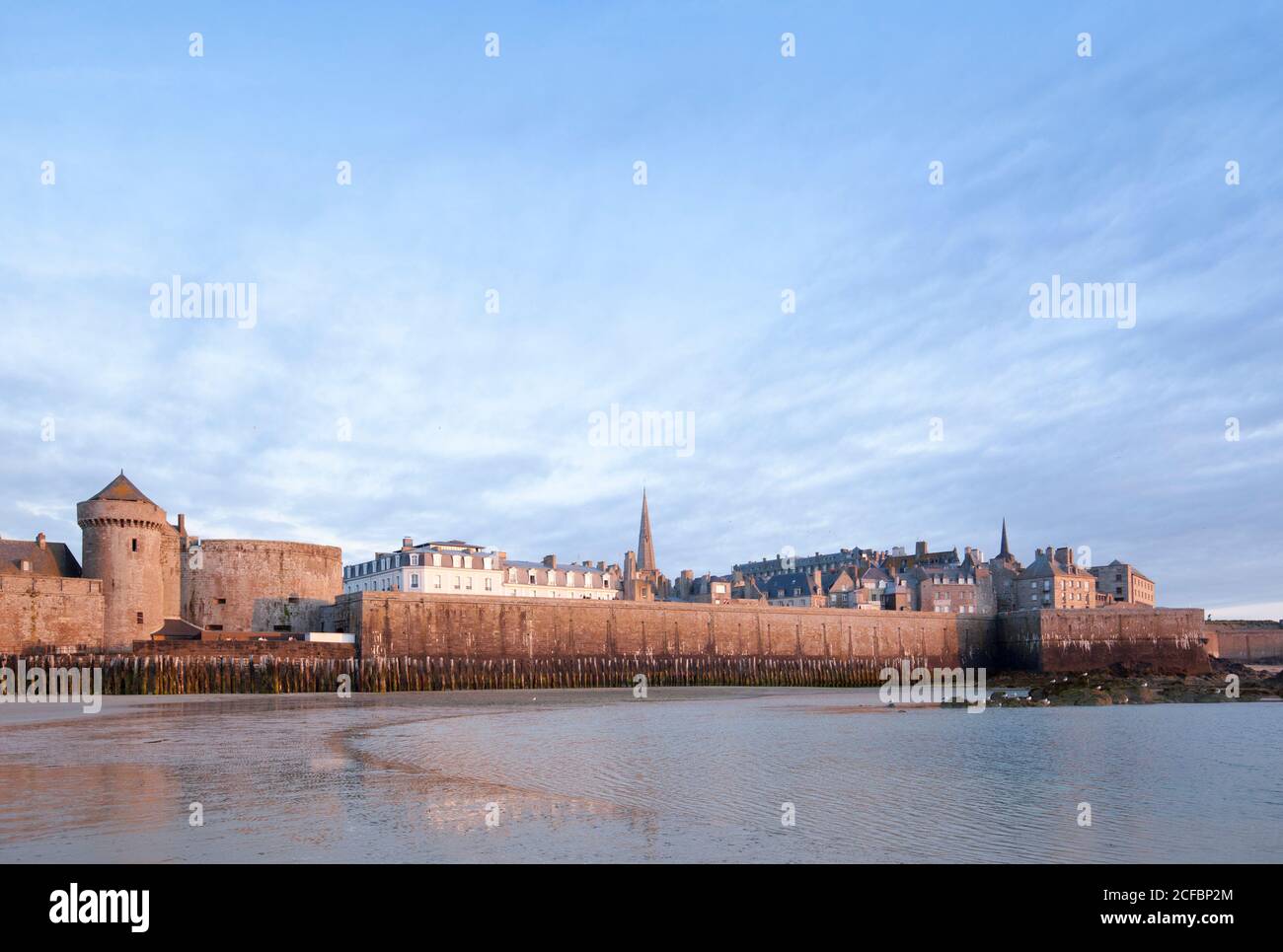 Festung, Stadtmauer, Saint Malo, Bretagne Frankreich, Frankreich Stockfoto