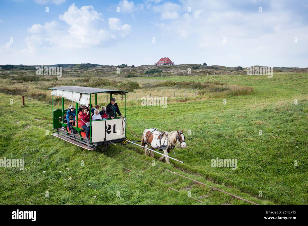 Museum Pferderennen, Spiekeroog, Ostfriesische Inseln Stockfoto