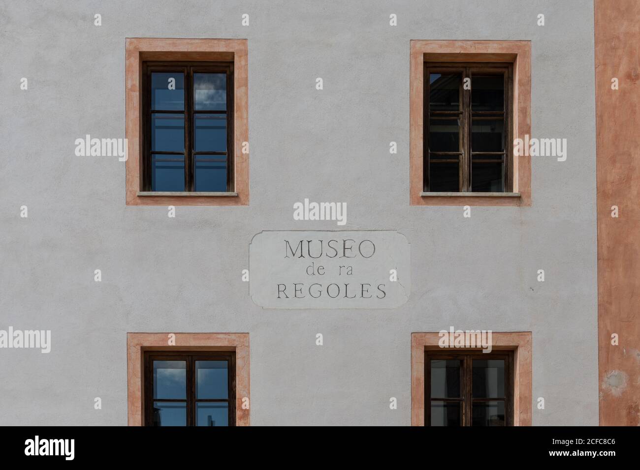 Museo de ra Regoles, Cortina d’Ampezzo, Venetien, Italien Stockfoto