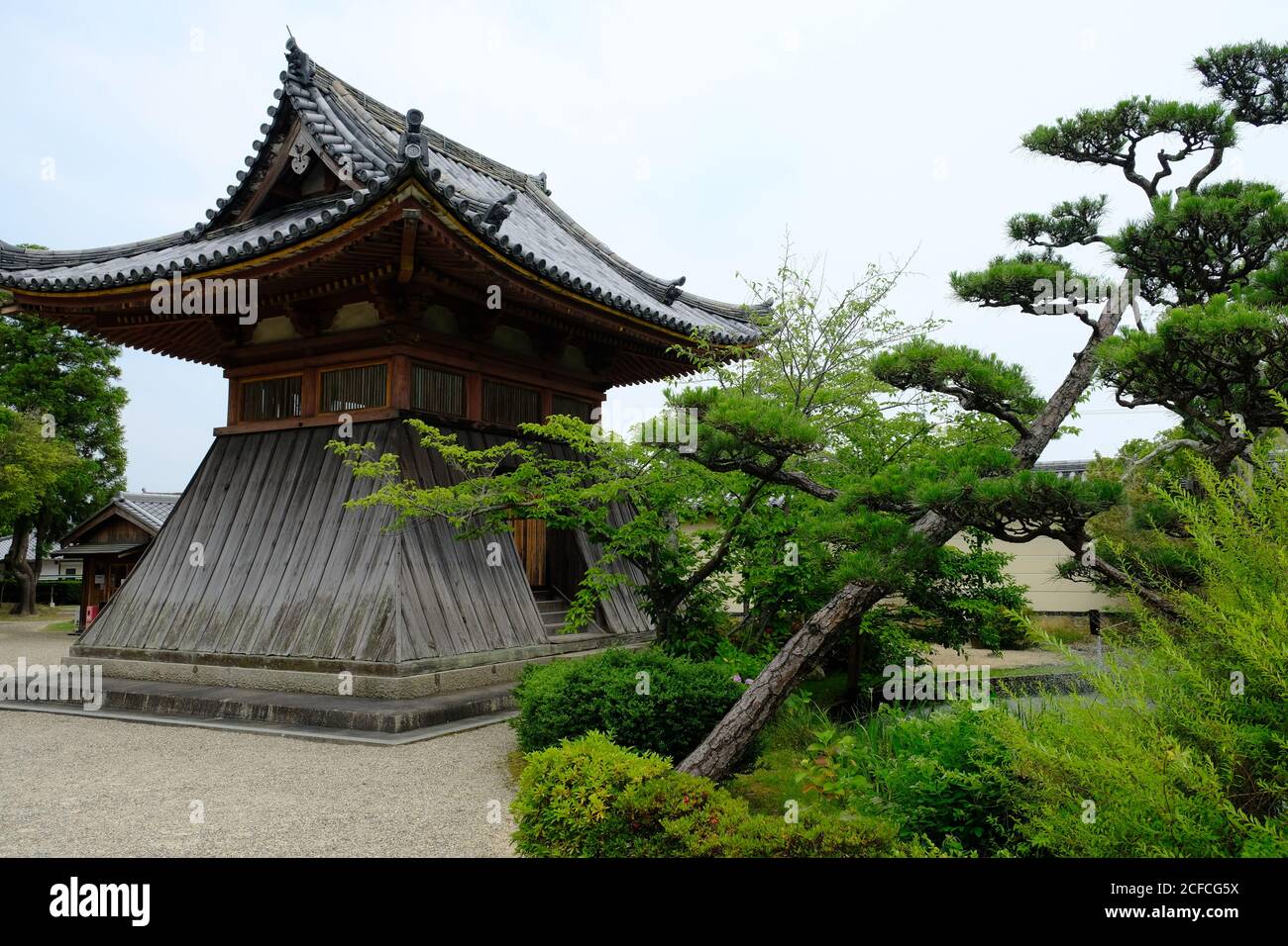 Nara Japan - Nara Park Landschaftspark mit alten Tempeln Stockfoto