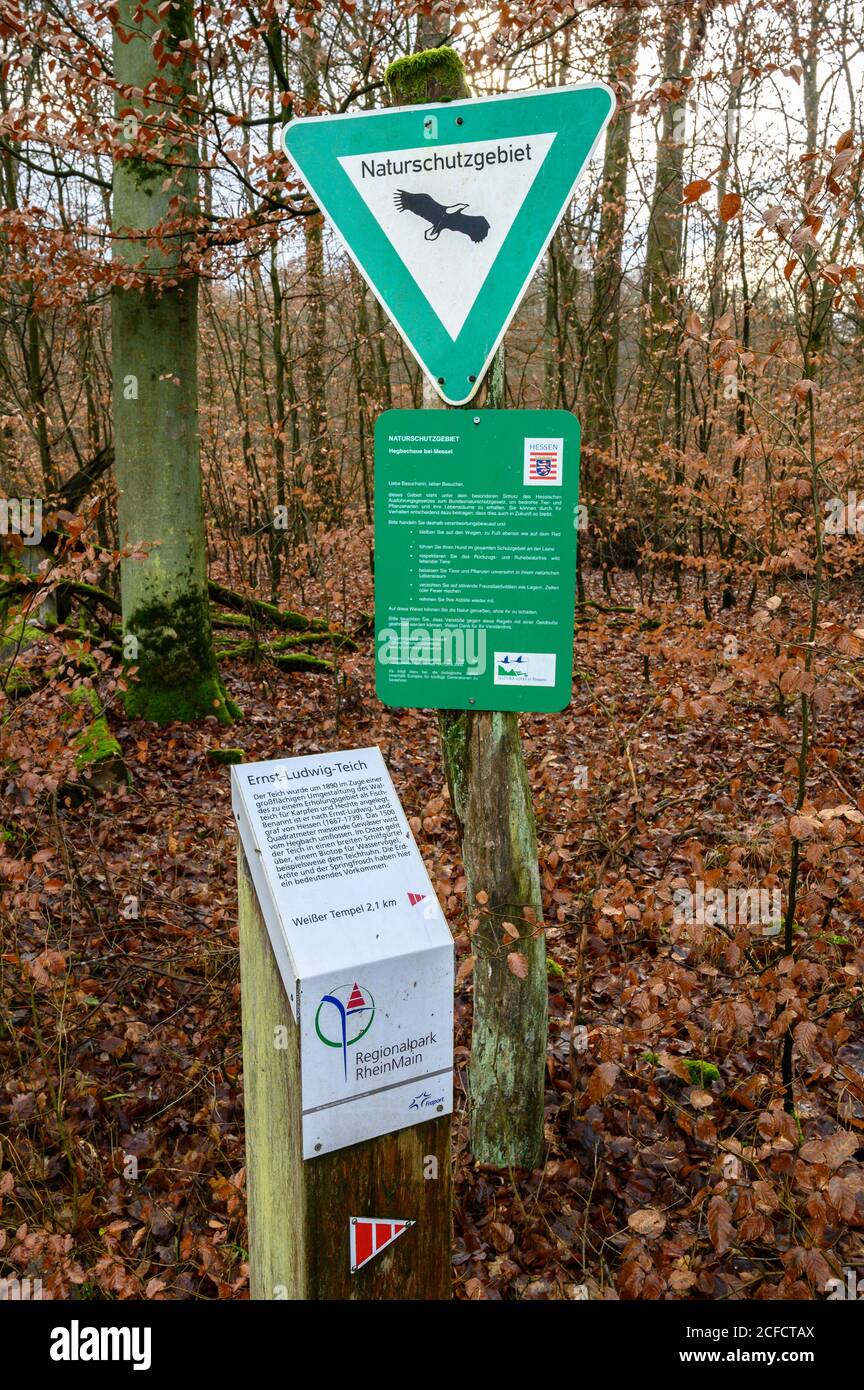 Schild naturschutzgebiet deutschland Fotos und Bildmaterial in hoher