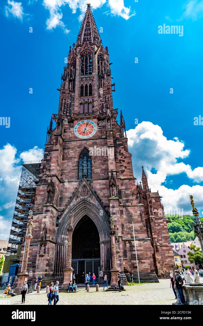 Freiburg Münster, Münsterplatz, Freiburg, Freiburg im Breisgau, Deutschland, Europa Freiburg Münster, Münsterplatz, Freiburg, Freiburg im Breisgau, Deutschland, Europa