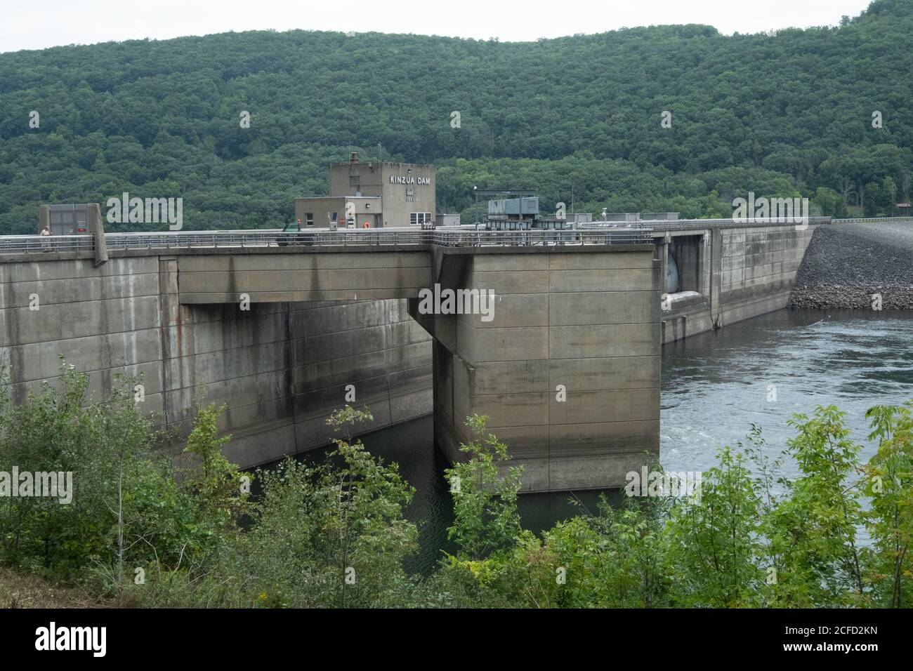 Kinzua Dam Power Station, Warren County, Allegheny National Forest, Pennsylvania, USA Stockfoto