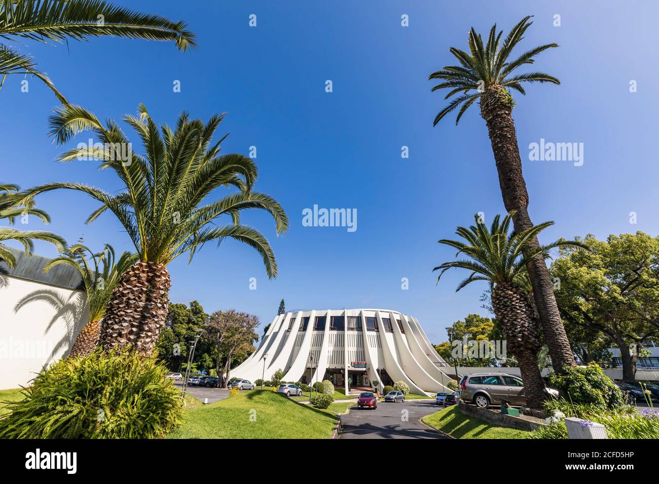 Casino da Madeira, Architekt Oscar Niemeyer, Funchal, Madeira, Portugal Stockfoto