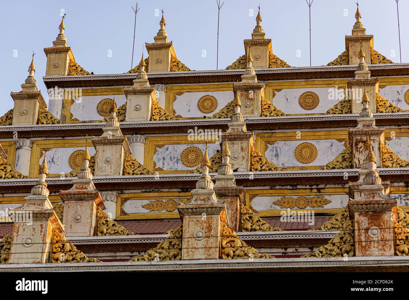 Maha Atulawaiyan Tempel in Mandalay, Myanmar Stockfoto