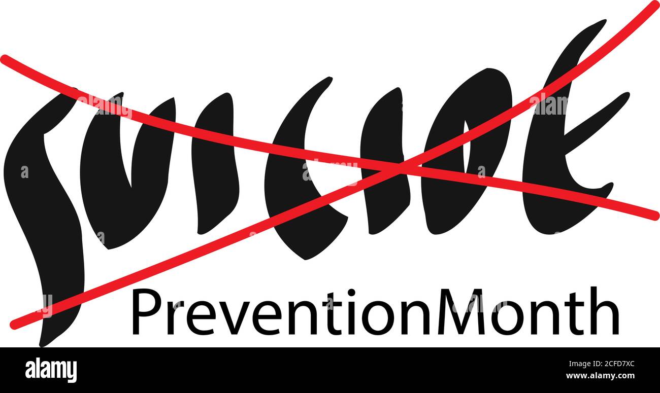 World Suicide Prevention Day (September 10) Design-Konzept. Bunte Vektorgrafik für Web und Druck. Stock Vektor