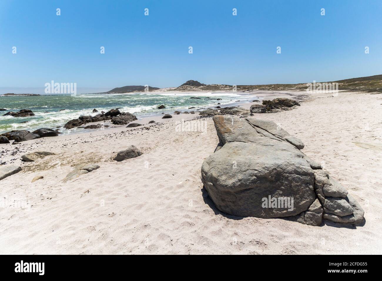 Strand im West Coast National Park, Western Cape, Südafrika Stockfoto