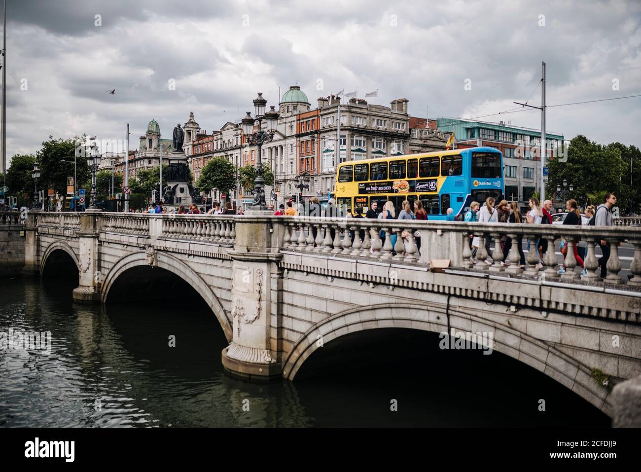 O' Connell Bridge, Dublin, Irland Stockfoto