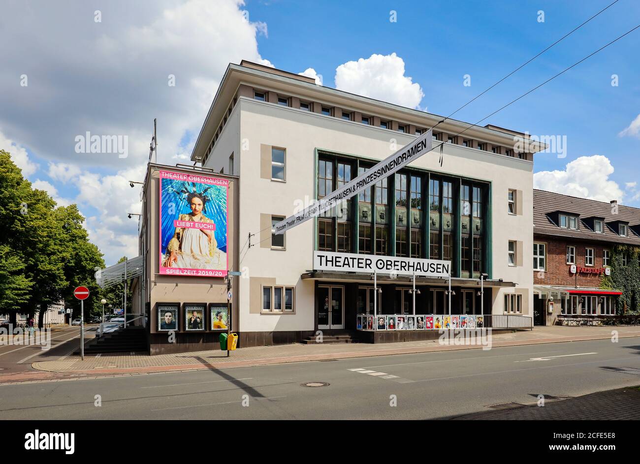Oberhausen Theater, Oberhausen, Ruhrgebiet, Nordrhein-Westfalen, Deutschland Stockfoto