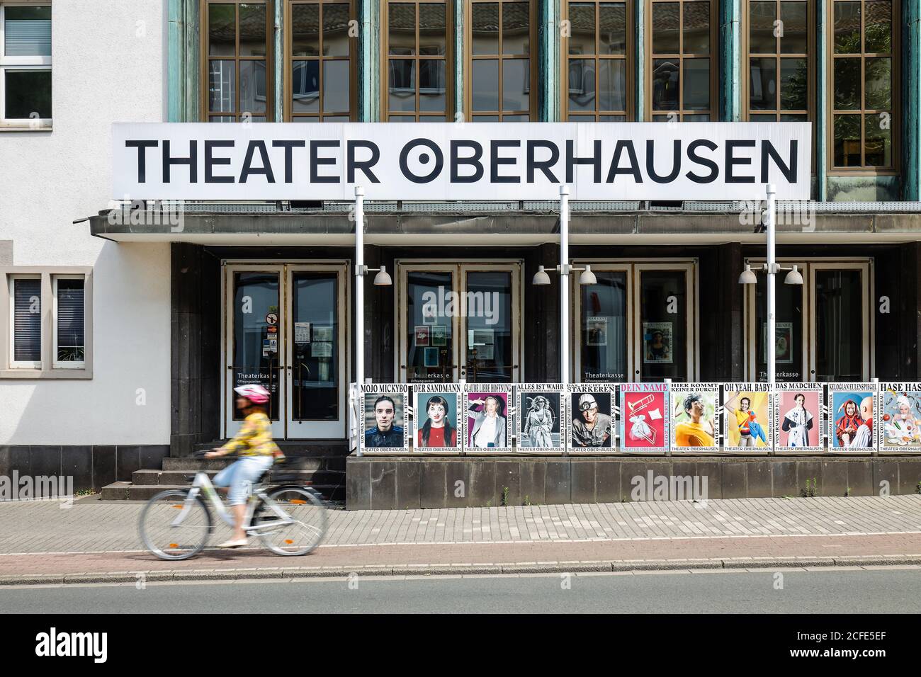 Oberhausen Theater, Oberhausen, Ruhrgebiet, Nordrhein-Westfalen, Deutschland Stockfoto