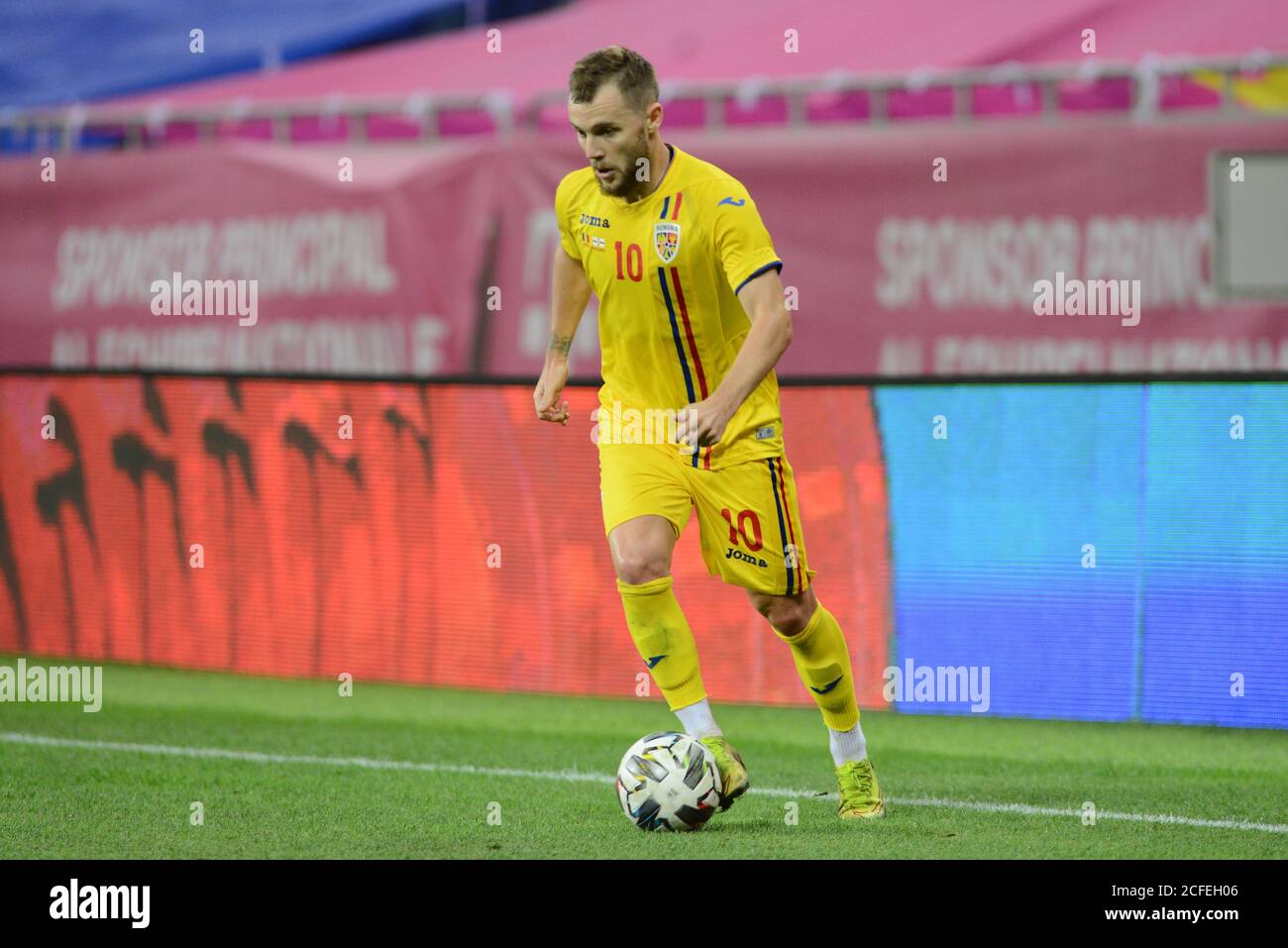 Rumänien gegen Nordirland , Bukarest 04.09.2021 , UEFA Nations League 2021 Stockfoto