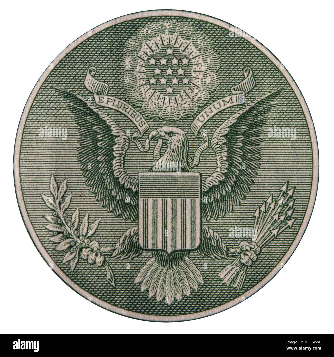 Nahaufnahme des Dollars Stockfoto