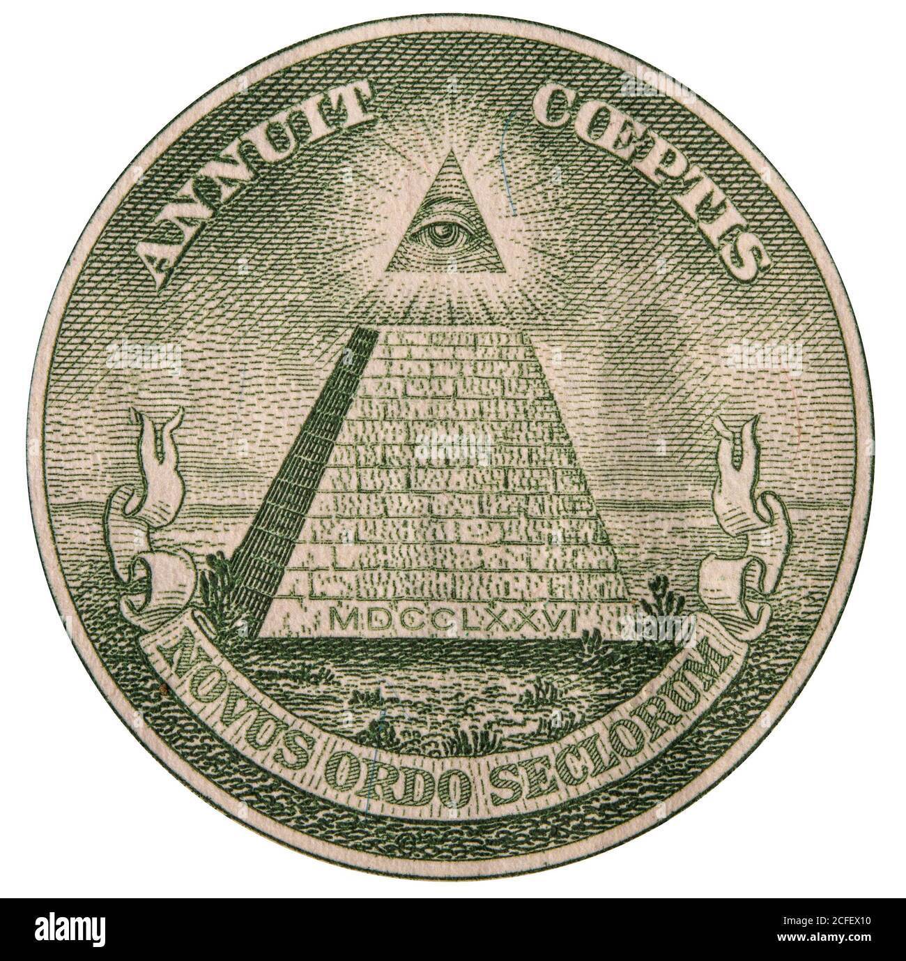 Nahaufnahme des Dollars Stockfoto