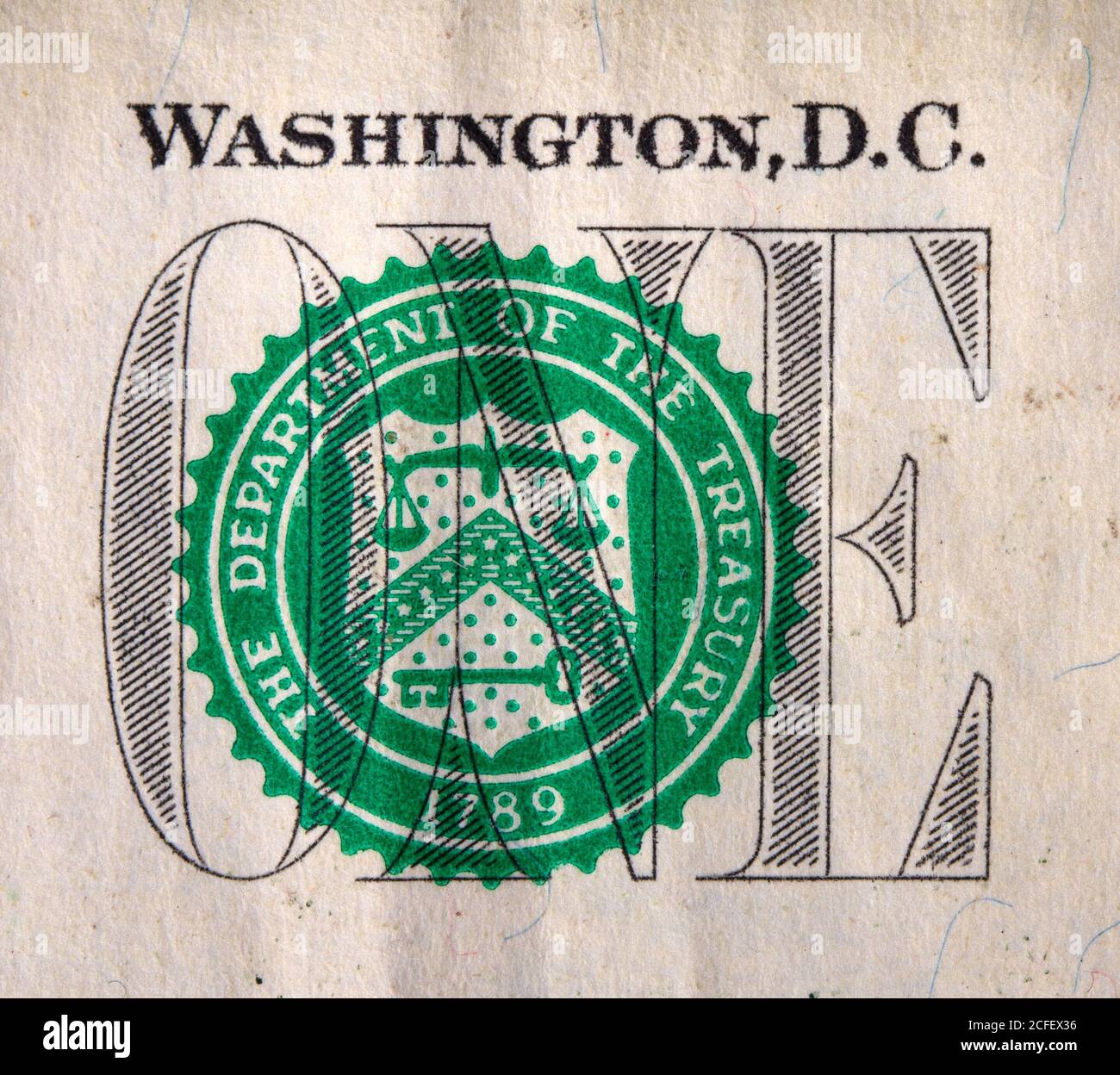 Nahaufnahme des Dollars Stockfoto