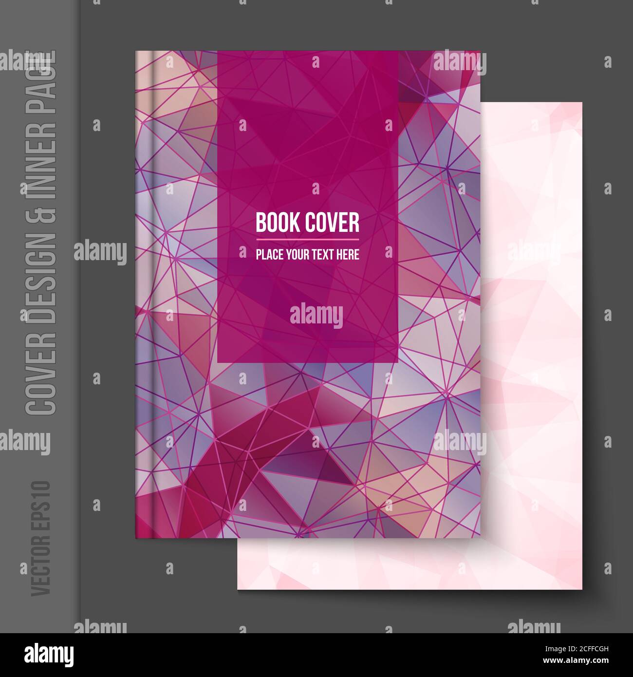 Cover Design Fur Business Broschure Geschaftsbericht Buchcover Magazin Party Poster Helle Leere Innenseite Mit Passendem Muster Vektorvorlage Stock Vektorgrafik Alamy