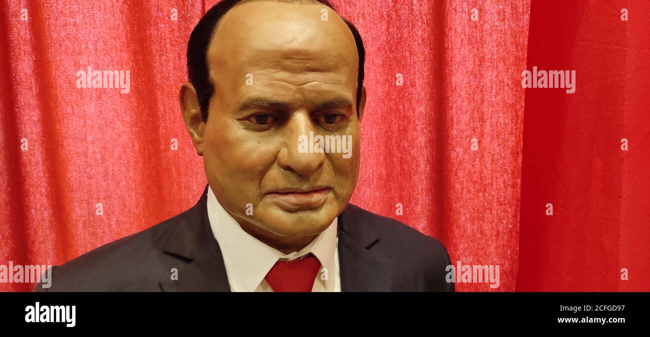 Abdel Fattah el-Sisi Vox Figur Stockfoto