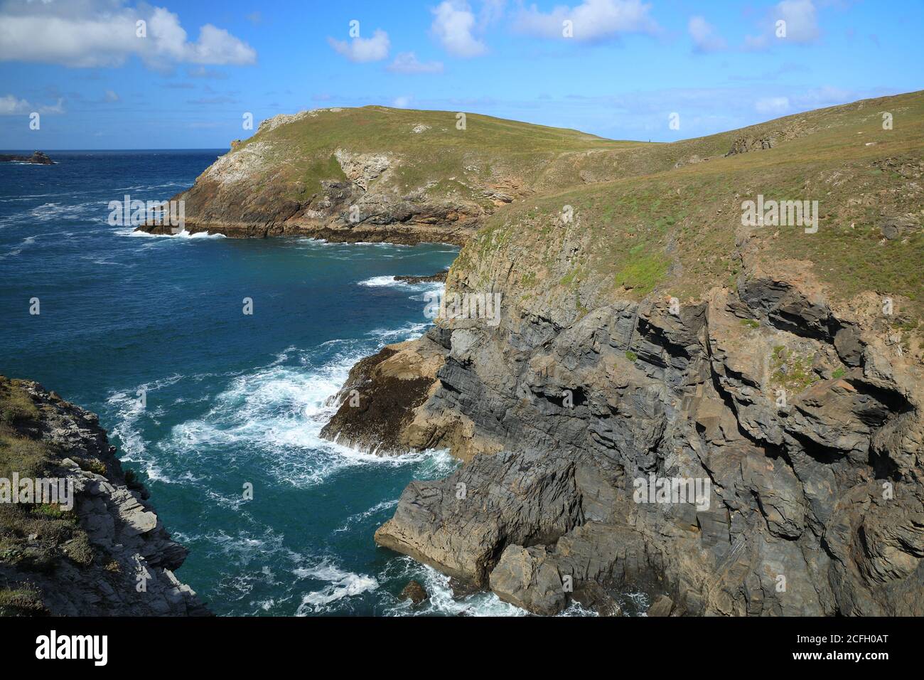 Dinas head/Trevose Head, North Cornwall, England, Großbritannien Stockfoto