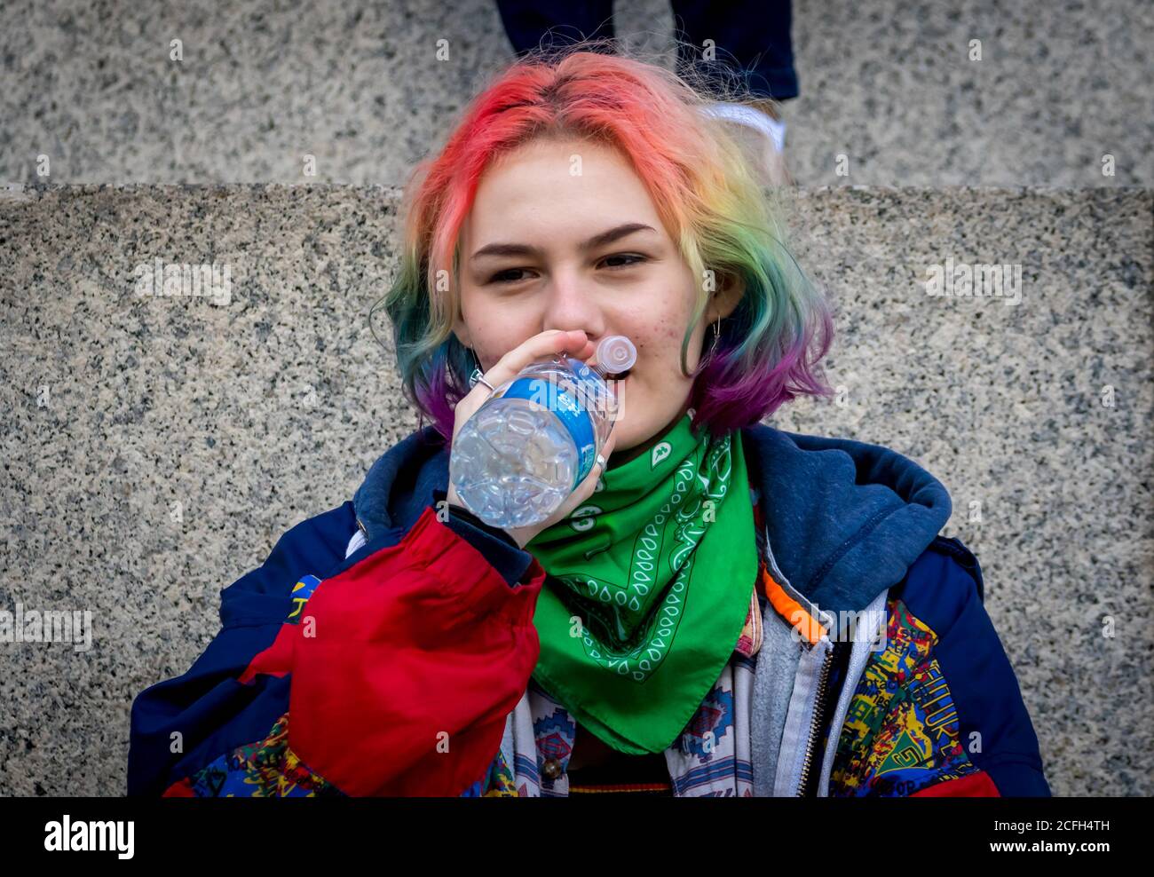 Westminster, London, Großbritannien. 5. September 2020.verschiedene Gruppen, darunter Extinction Rebellion Protest in Central London, Großbritannien Stockfoto
