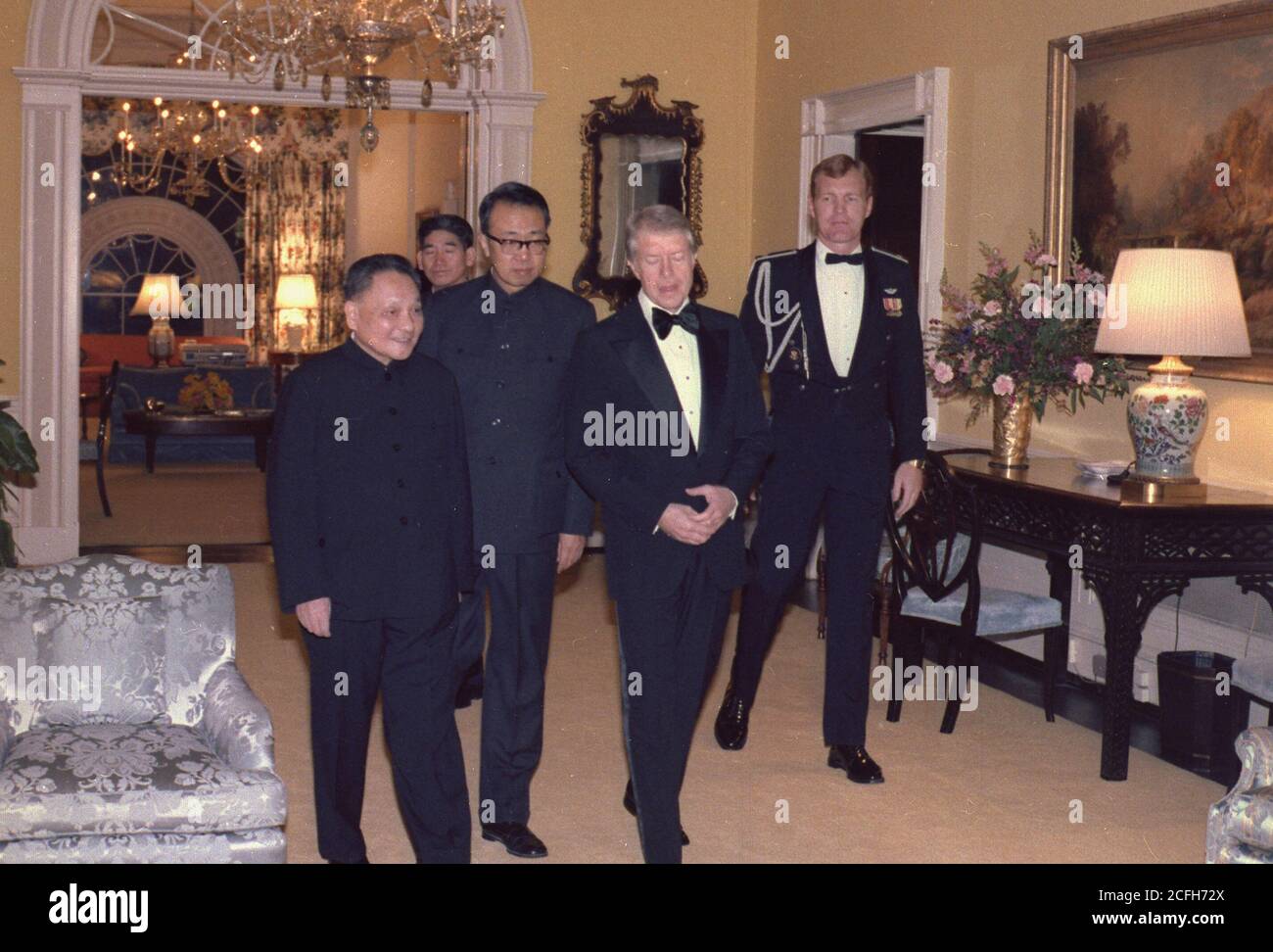 Deng Xiaoping und Jimmy Carter Ca. 29. Januar 1979 Stockfoto