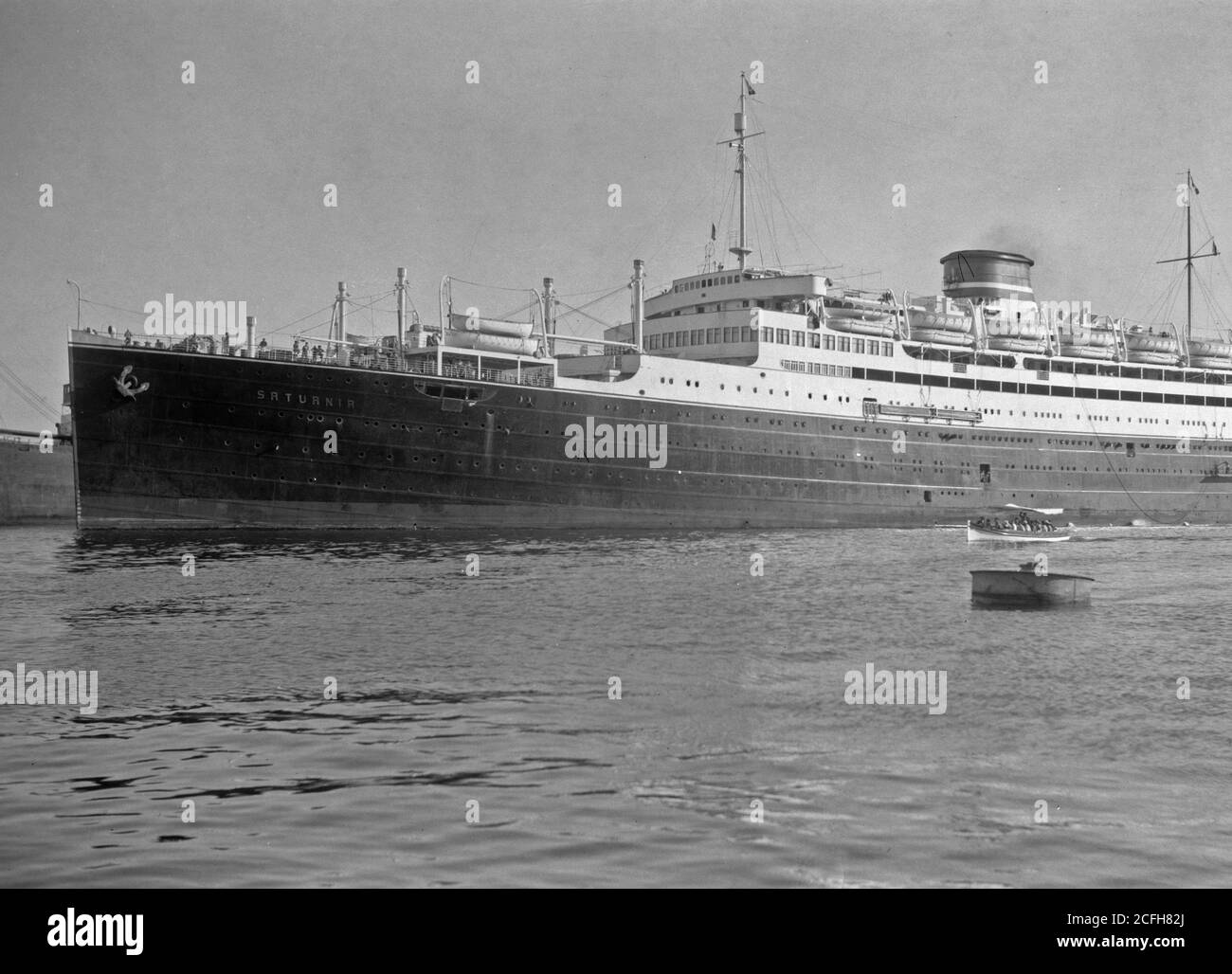 Geschichte Des Nahen Ostens - Ägypten. Suezkanal. Italienische Truppenschiffe passieren den Kanal Sept. 1935 Stockfoto