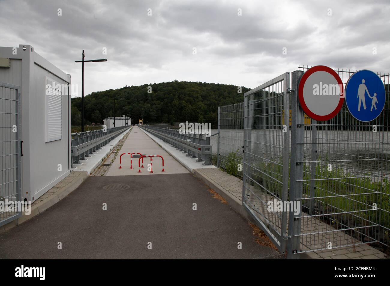 Der NiedówStausee oder WitkaStausee (polnisch zbiornik wodny Niedów