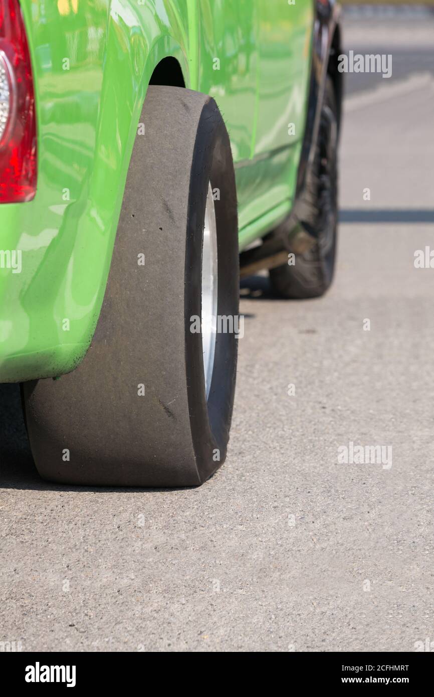 Slicks ziehen Stockfoto