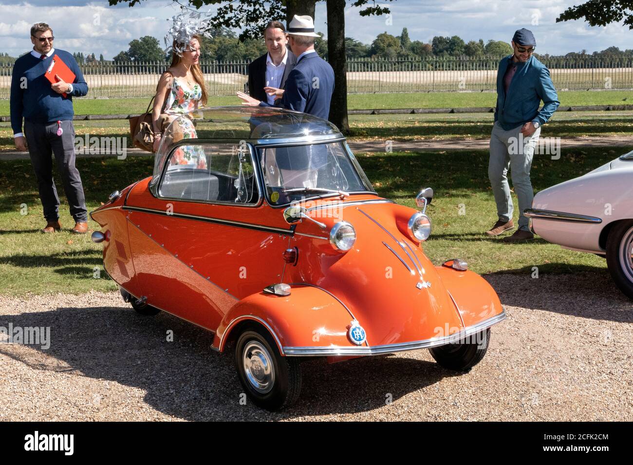 1962 Messerschmitt KR200 im Hampton Court Concours 2020 Stockfoto