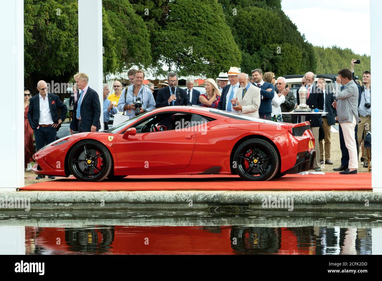 Ferrari 430 im Hampton Court Concours 2020 Stockfoto