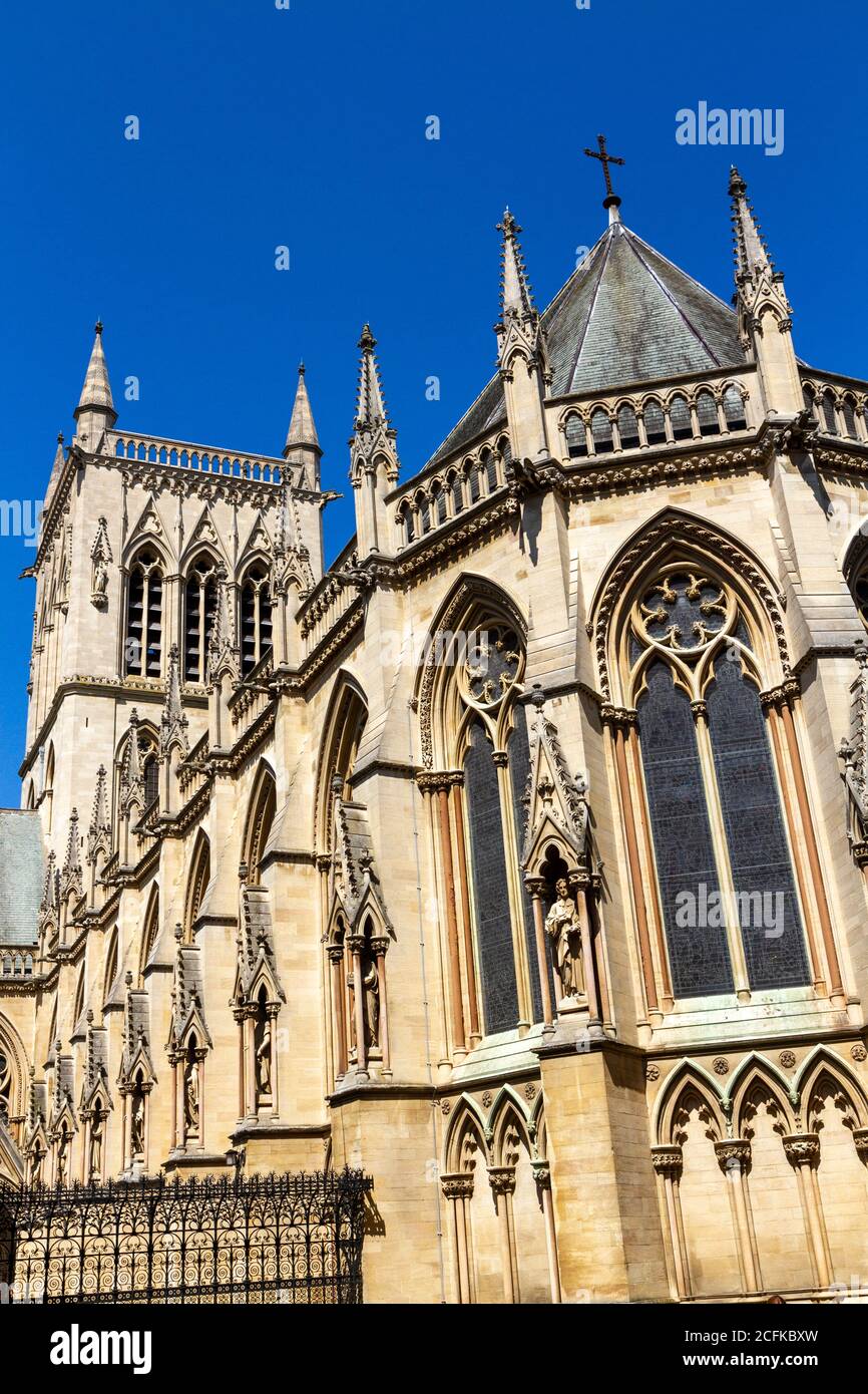 St John's College Chapel, St John's College, University of Cambridge, Cambridge, Cambridgeshire, Großbritannien. Stockfoto