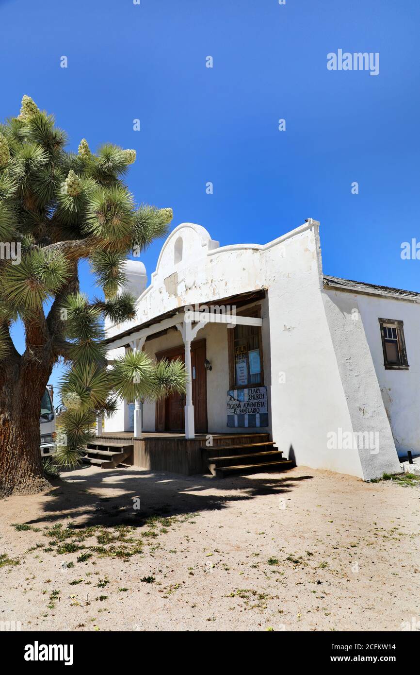 Kill Bill Church, Lancaster, Kalifornien. Die Wallfahrtskirche Adventisten. Stockfoto