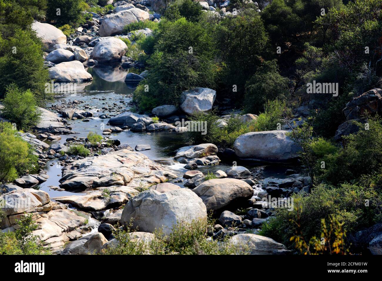 Kaweah River im Sequoia National Park, Kalifornien, USA Stockfoto