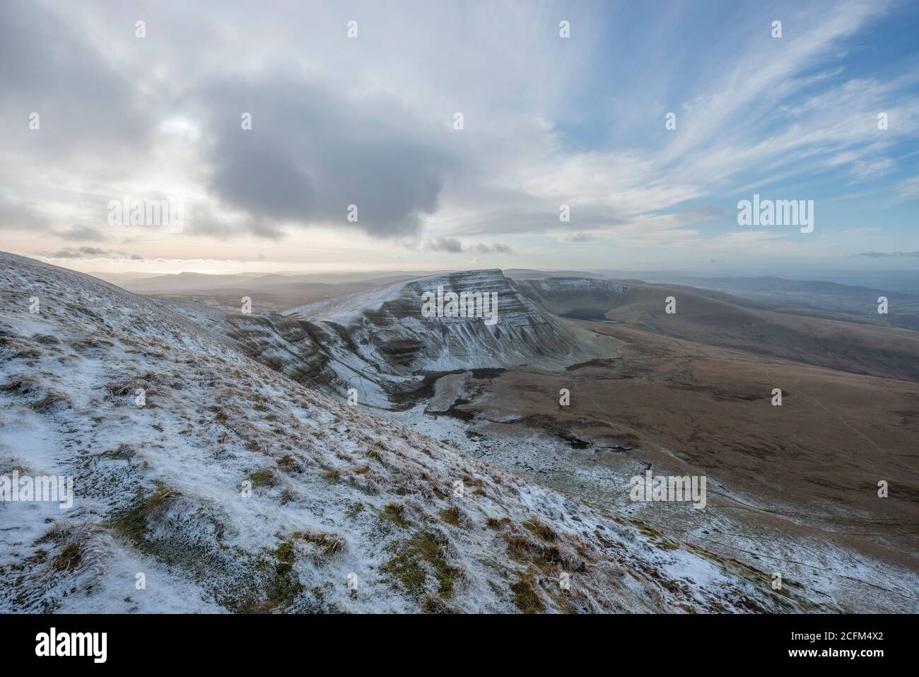 Bannau Sir Gaer im Brecon Beacons Nationalpark Stockfoto