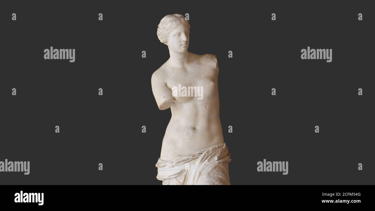 Die statue der venus von milo - Louvre - Paris Stockfoto