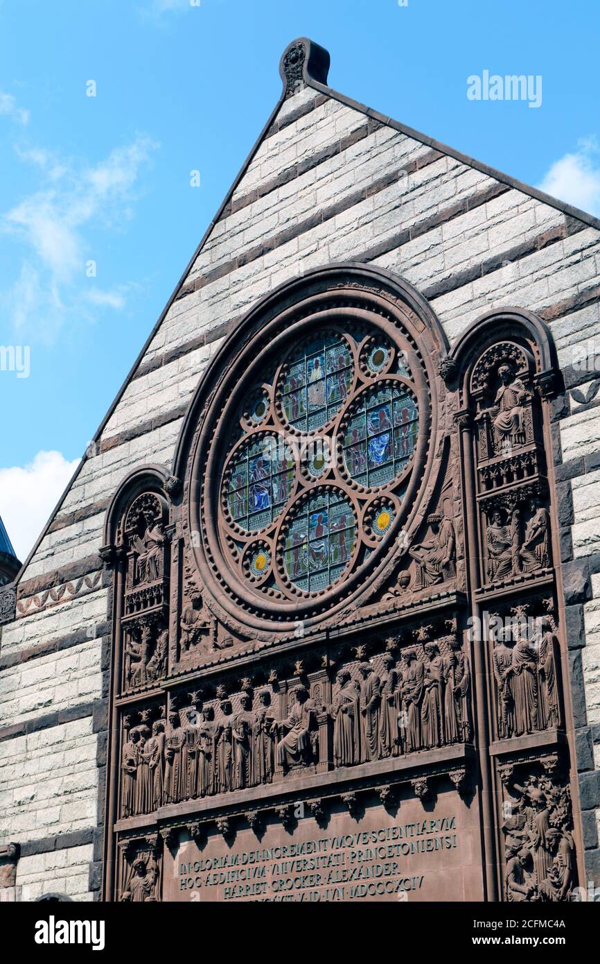 Alexander Hall, in dem sich das Richardson Auditorium befindet. Princeton University, Princeton, NJ, USA Stockfoto