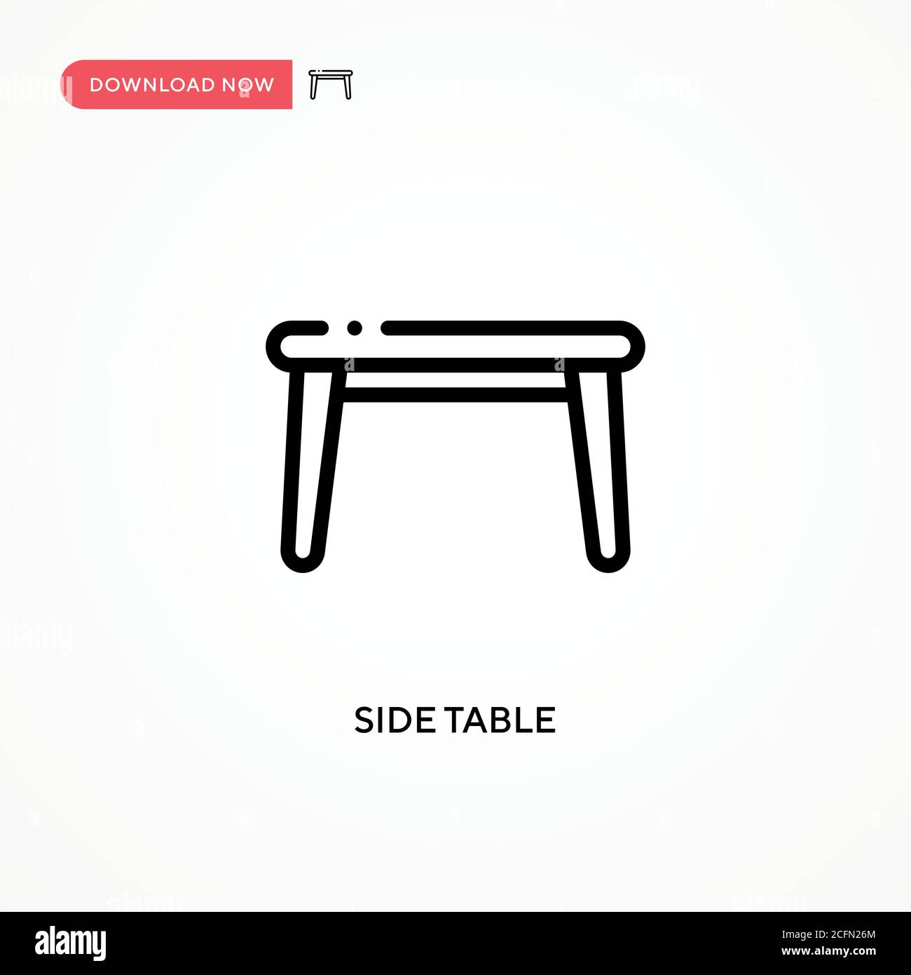 Vektor-Symbol für Seitentabelle. Moderne, einfache flache Vektor-Illustration für Website oder mobile App Stock Vektor