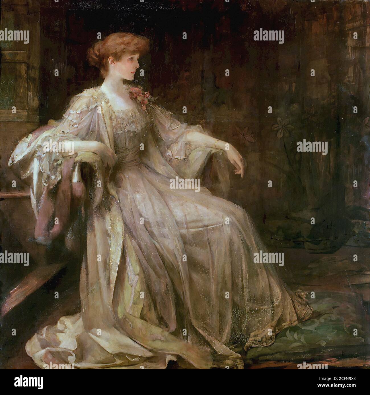 Shannon Sir James Jebusa - Lady Violet die Herzogin von Rutland 1 - British School - 19. Jahrhundert Stockfoto