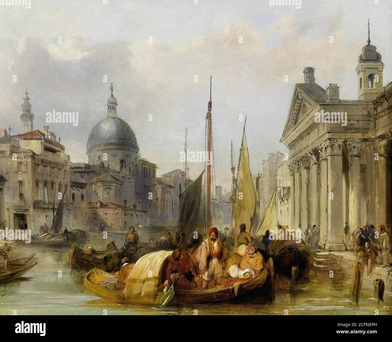 Pritchett Edward - Venetian Scene - British School - 19th Jahrhundert Stockfoto