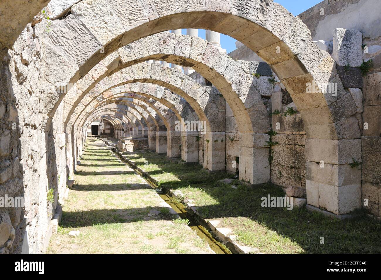 Agora von Smyrna in Izmir City, Türkei Stockfoto