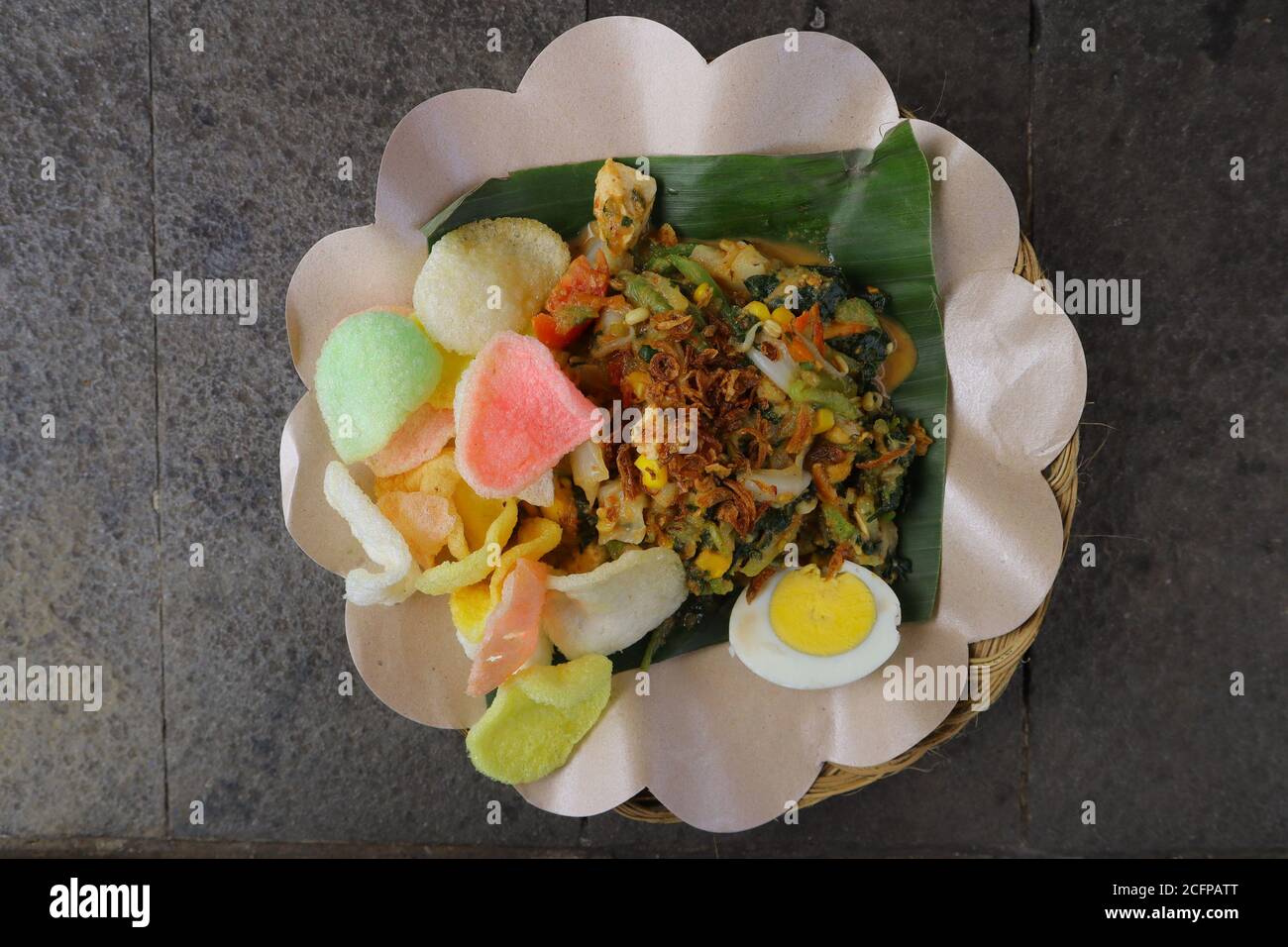 Gado Gado, indonesisches Gericht im Restaurantstil Stockfoto