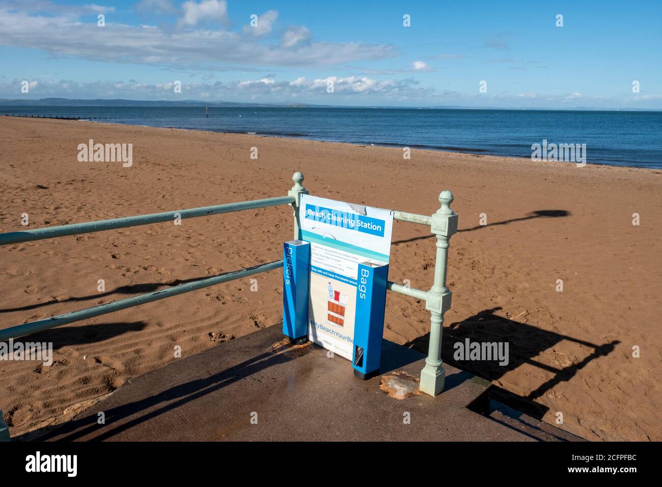 Portobello Promenade, Edinburgh, Schottland. Stockfoto