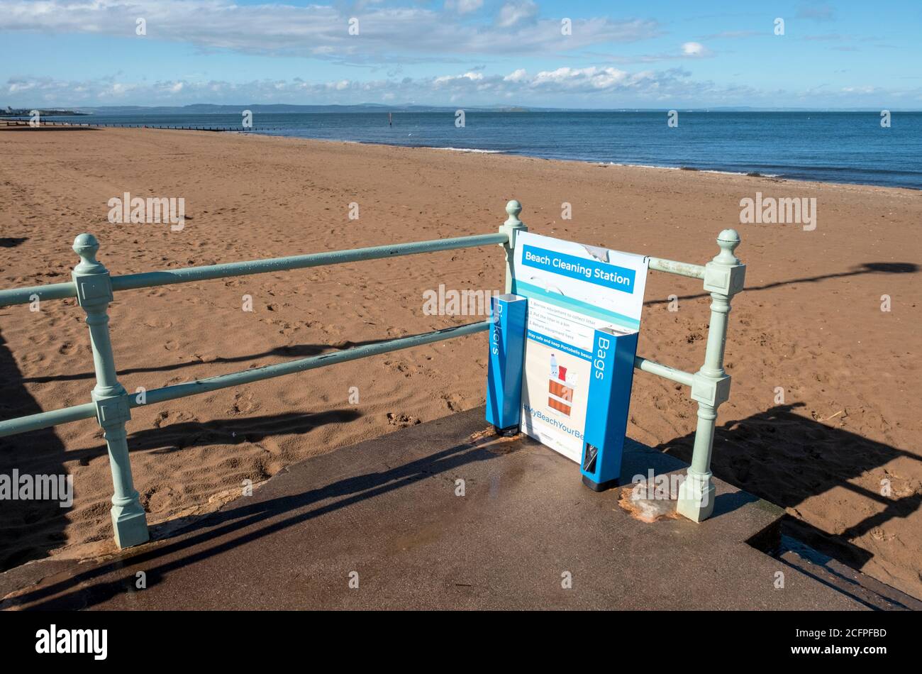 Portobello Promenade, Edinburgh, Schottland. Stockfoto