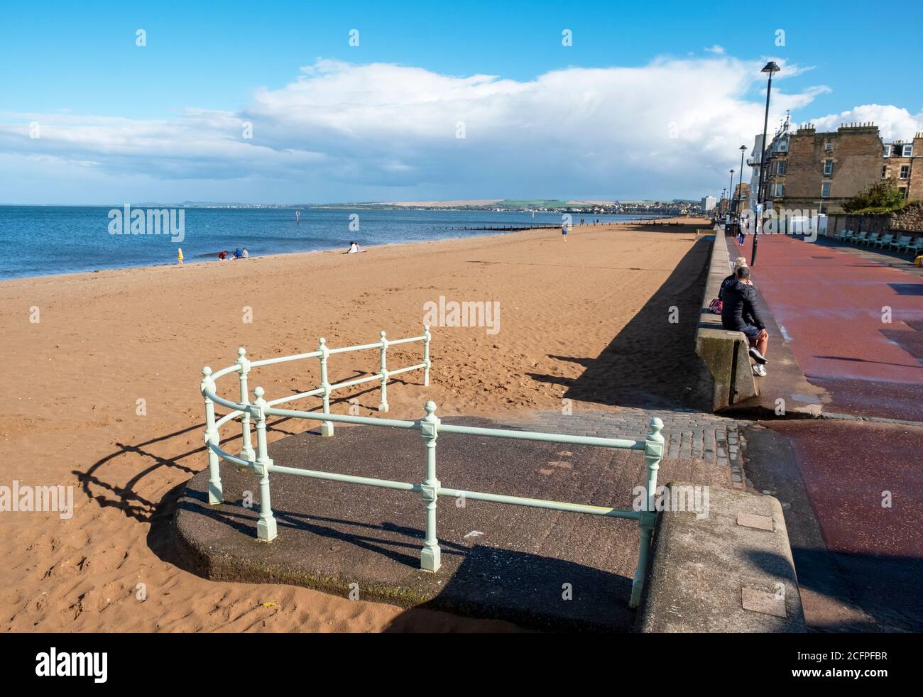 Portobello Promenade, Edinburgh, Schottland. Stockfoto