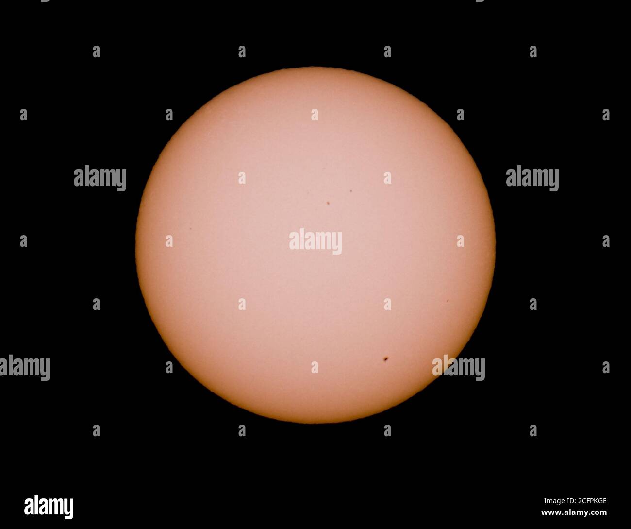 Die Sonne. 15. Januar 2012. Stockfoto