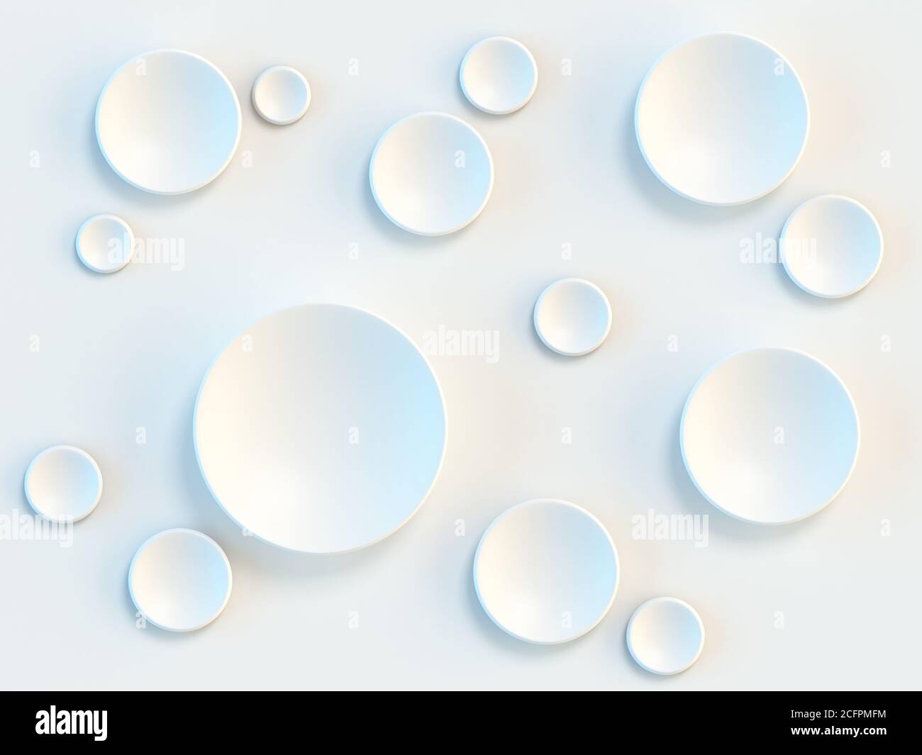 Abstraktes 3d-Backround mit kreisförmigen Mustern 3d-Rendering Stockfoto