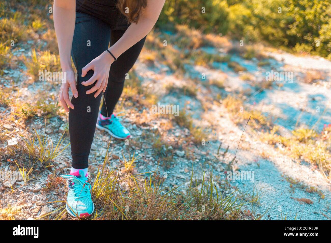 Beim Joggen Schmerzen Im Schienbein www.alamy.de