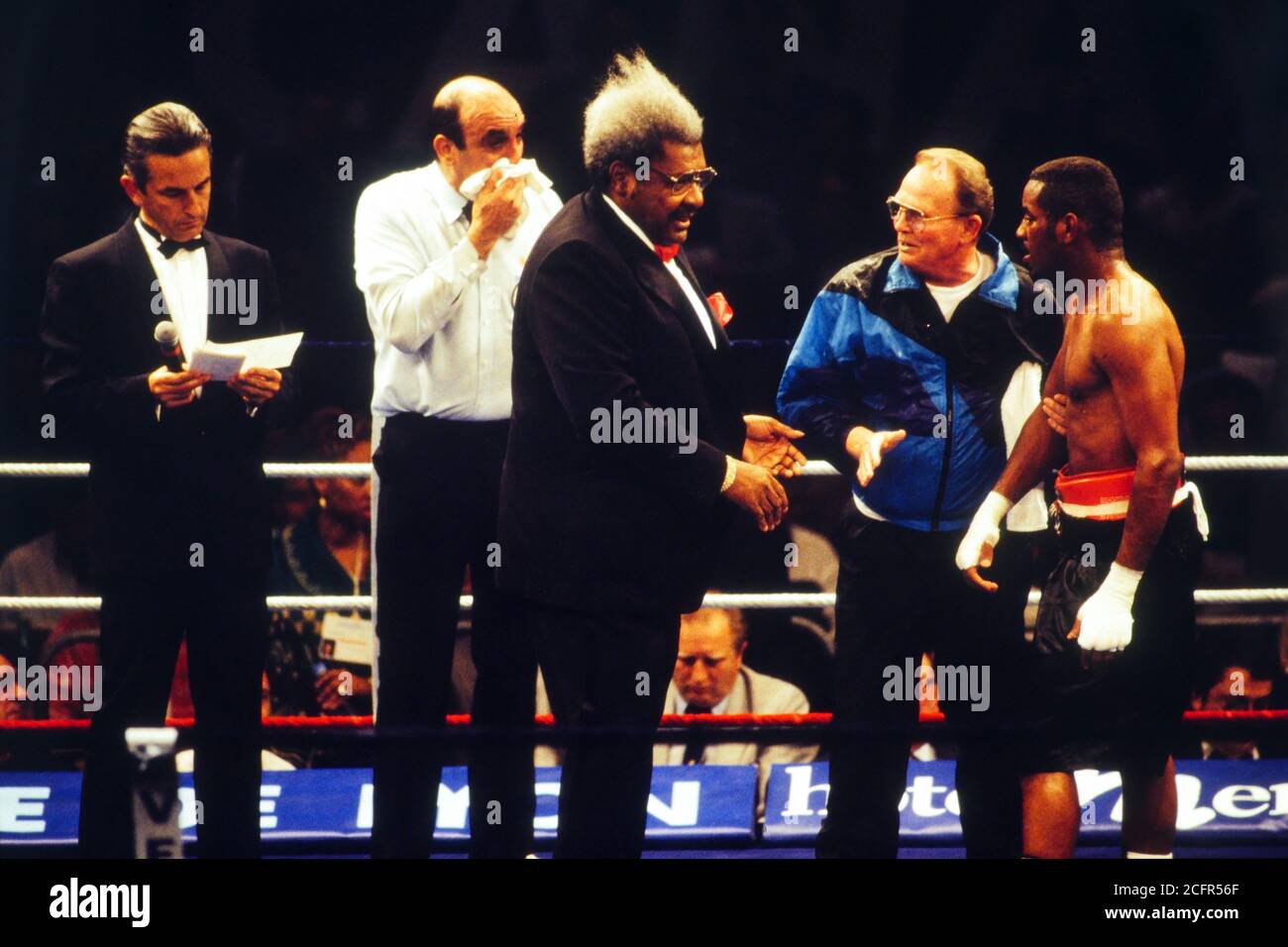 American Boxing Manager Don King, Lyon, Frankreich Stockfoto