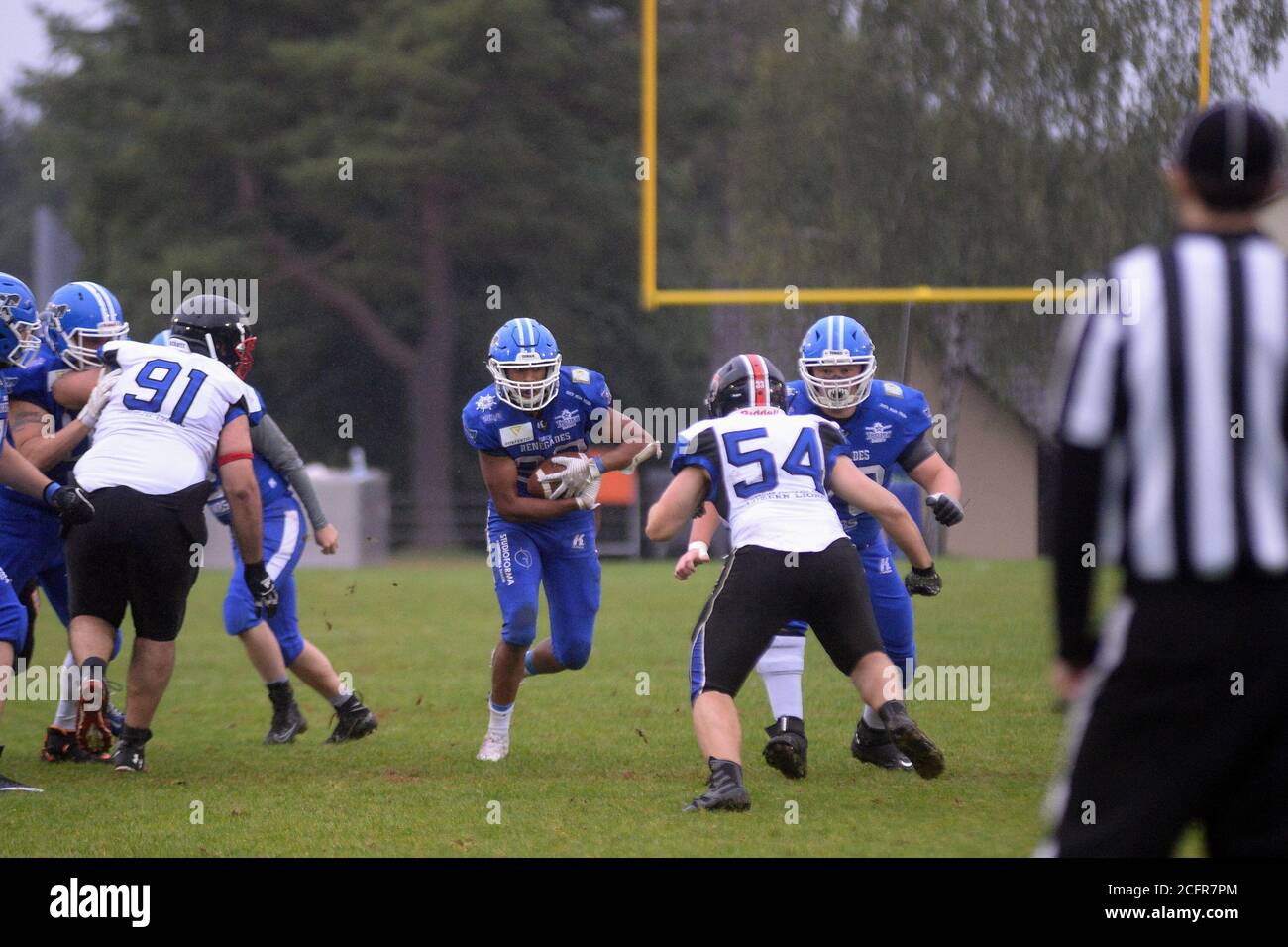 6.09.2020, American Football, Swiss Cup, Zürich Renegades vs Luzern Lions, Timm Gaibel, Zürich Renegades Stockfoto