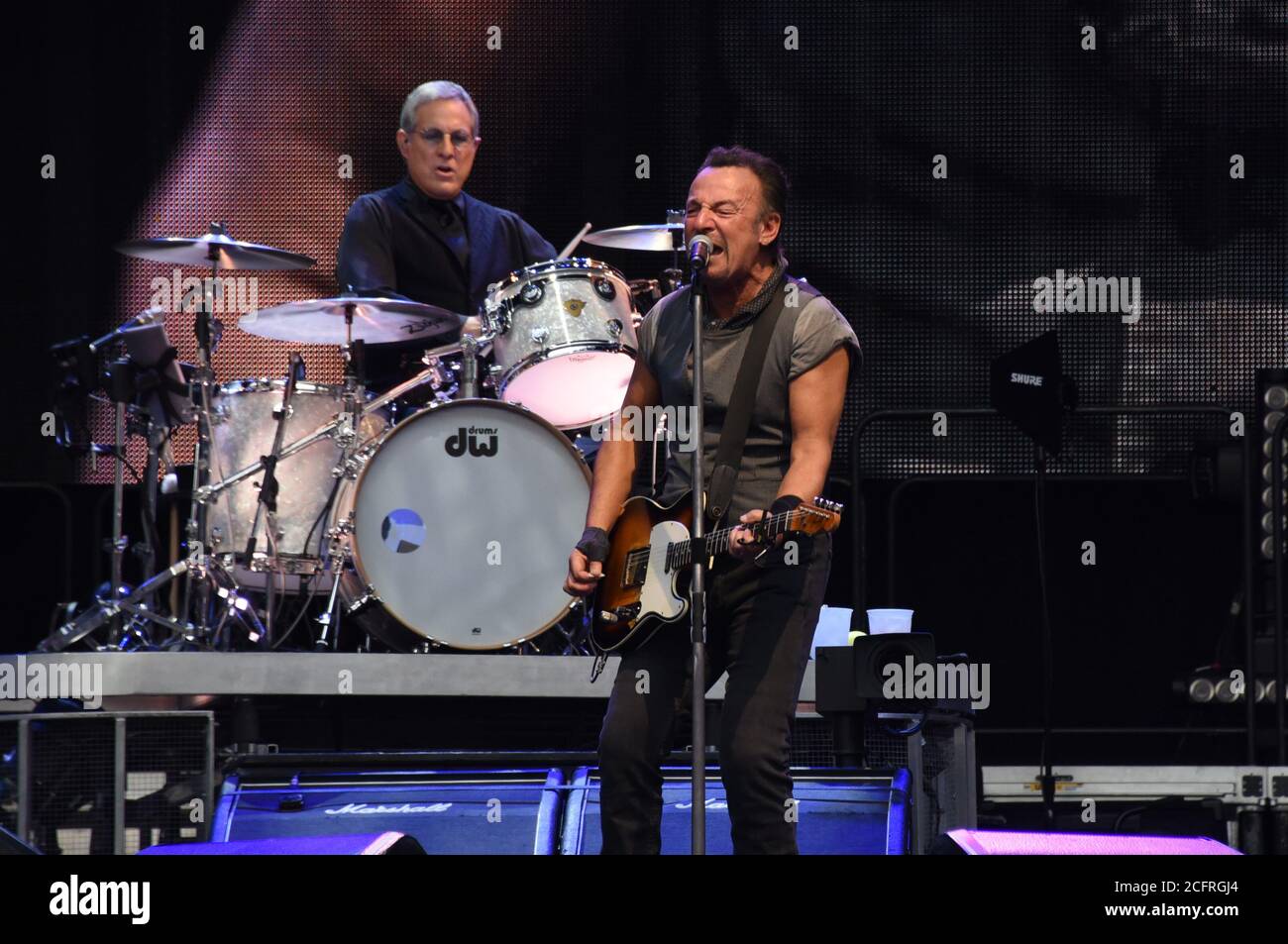 Mailand Italien 03/07/2016 : Live-Konzert von Bruce Springsteen im San Siro Stadion Stockfoto