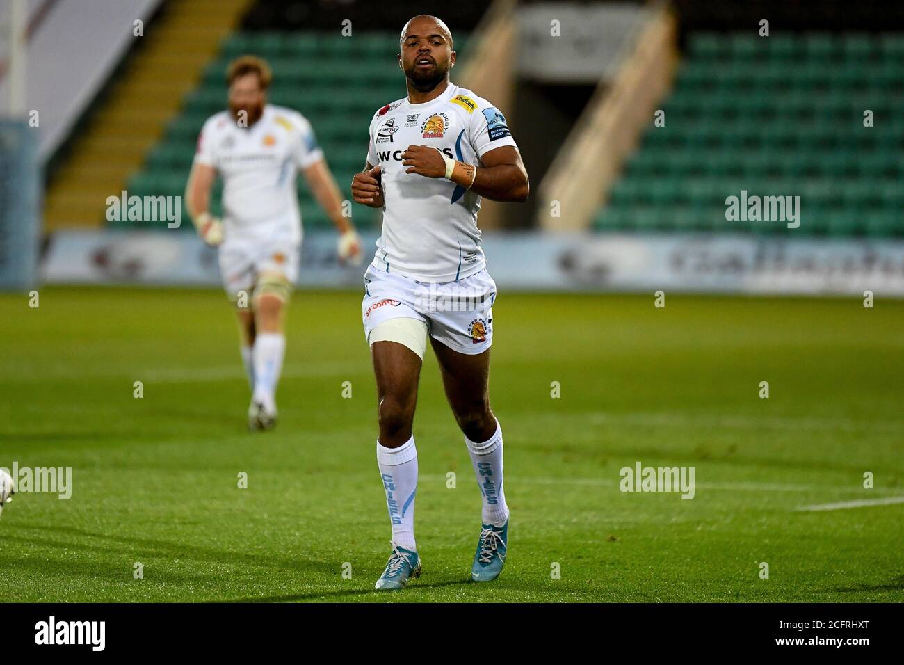 Exeter Chiefs Flügel Tom O'Flaherty während der englischen Meisterschaft, Gallagher Premiership Rugby Union Spiel zwischen Northampton Saints und Exeter Chief Stockfoto